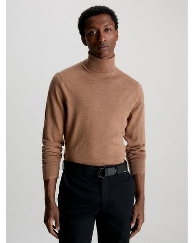 Pulls à col roulé Calvin Klein pour homme | Réductions en ligne jusqu'à 60  % | Lyst