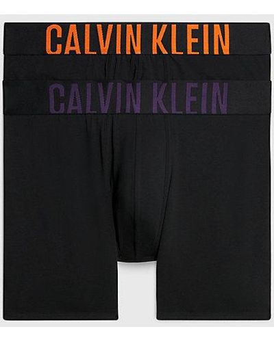Calvin Klein 2-pack Boxers Lang - Intense Power - Zwart