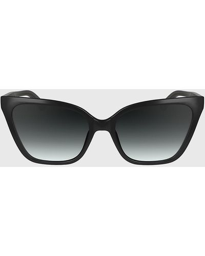 Calvin Klein Lunettes de soleil yeux de chat CK24507S - Noir