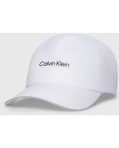 Calvin Klein Logo Cap - White