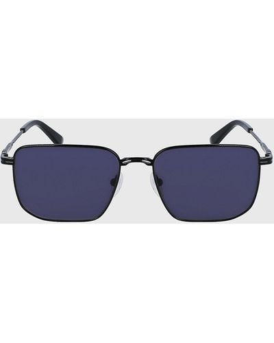 Calvin Klein Rectangle Sunglasses Ck23101s - Blue