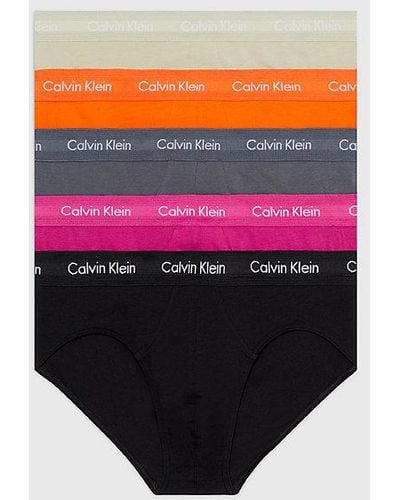 Calvin Klein Pack de 5 slips - Cotton Stretch - Rosa