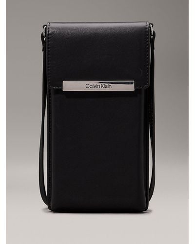 Calvin Klein Phone Wallet Pouch - Black