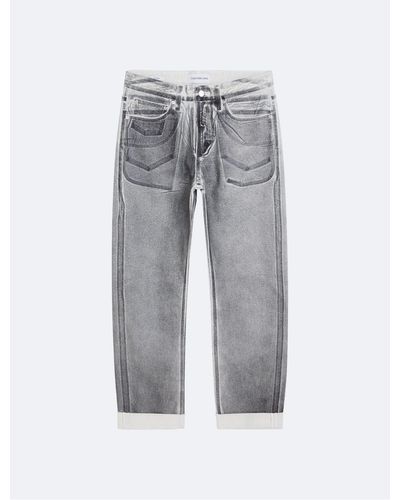 Calvin Klein 90s Straight Jeans - Gray