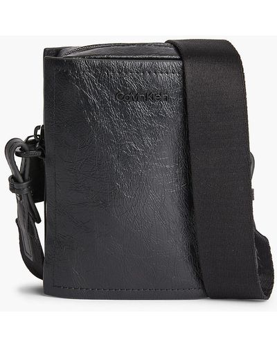 Calvin Klein Recycled Crossbody Bag - - Black - Unisex - One Size - Noir