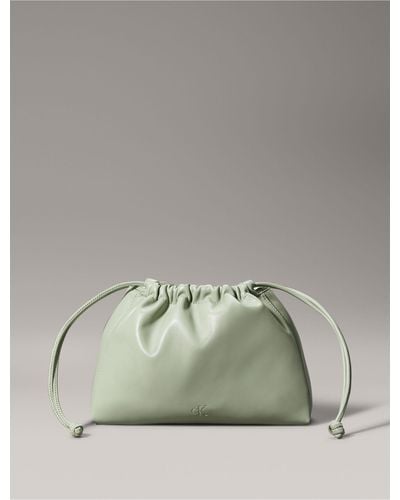 Calvin Klein Drawstring Crossbody Bag - Green