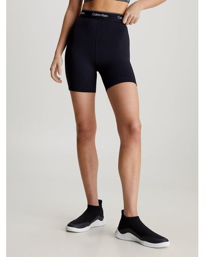 Calvin Klein Tight Gym Shorts - Blue