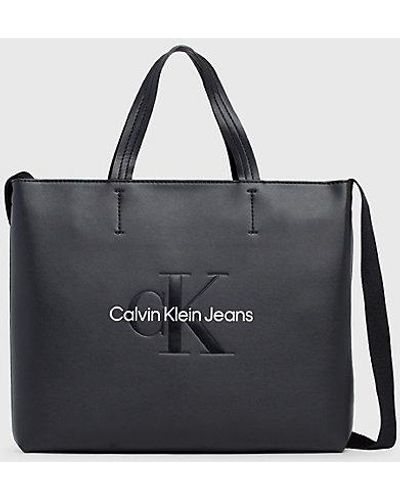 Calvin Klein Smalle Tote Bag - Blauw