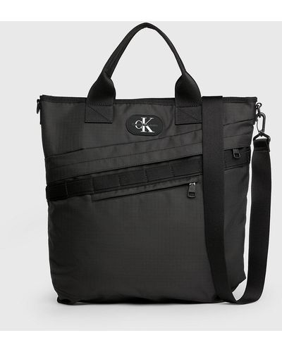 Calvin Klein Ripstop Tote Bag - Black