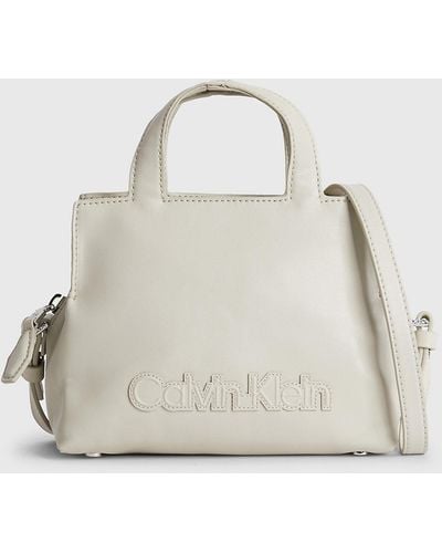 Calvin Klein Petit sac tote recyclé - Neutre