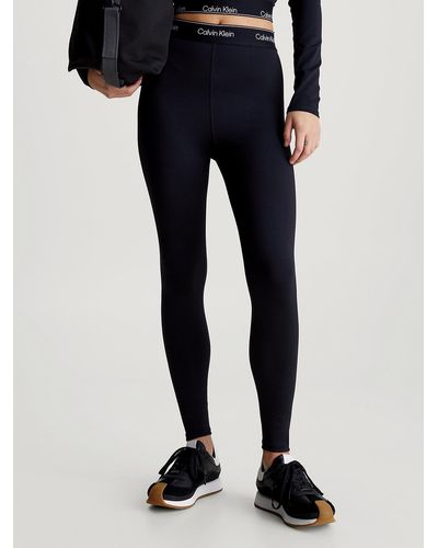 Calvin Klein 7/8 Gym Leggings - Blue