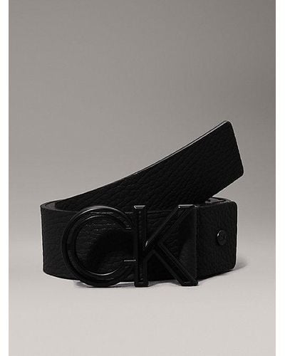 Calvin Klein Cinturón de cuero - Negro