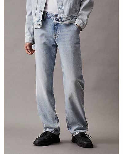 Calvin Klein 90's Straight Carpenter Jeans - Gris