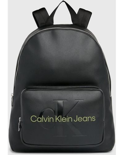 Calvin Klein Sweat-shirt grande taille en tissu éponge de coton - Noir