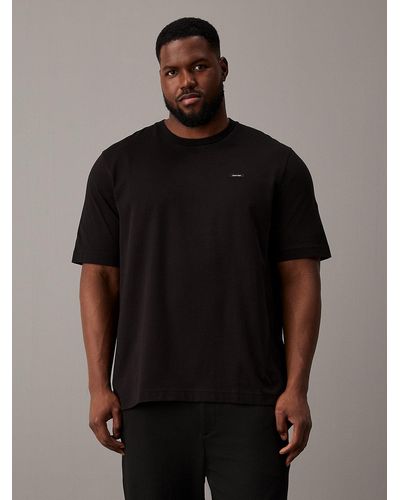 Calvin Klein Plus Size Comfort Cotton T-shirt - Black