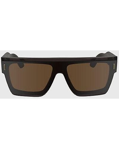 Calvin Klein Quadratische Sonnenbrille CK24502S - Braun