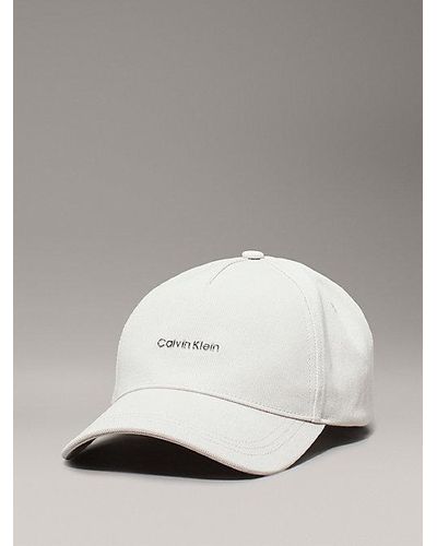Calvin Klein Gorra de sarga - Blanco
