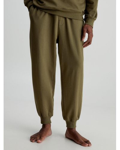 Calvin Klein Pantalon de jogging d'intérieur - Modern Cotton Terry - Vert