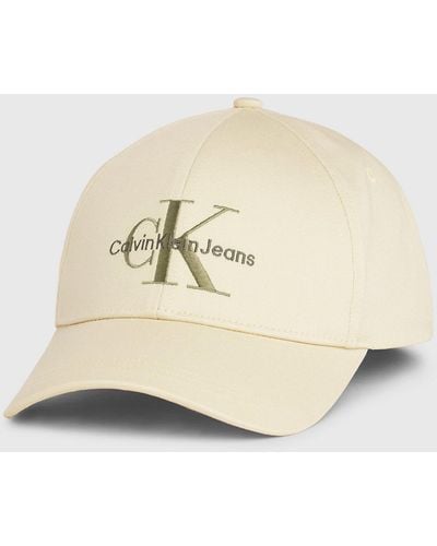 Calvin Klein Casquette avec logo en sergé - Jaune