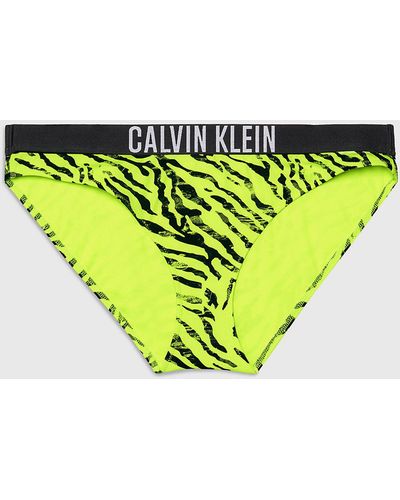 Calvin Klein Bas de bikini - Intense Power - Jaune