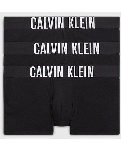 Calvin Klein 3er-Pack Shorts in großen Größen - Intense Power - Schwarz