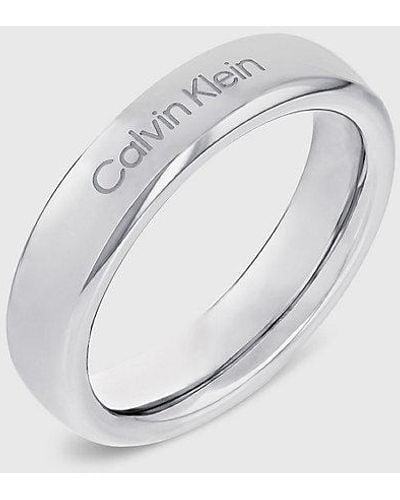 Calvin Klein Ring - Pure Silhouettes - Wit