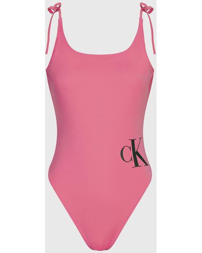 Calvin Klein Boîte cadeau maillot de bain, bandeau et serviette - Rose