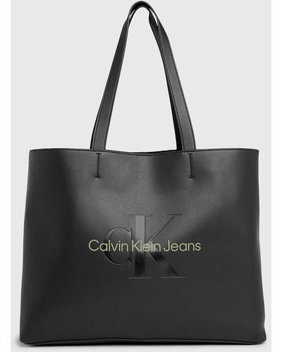 Calvin Klein Sac tote slim - Noir