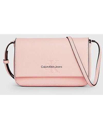 Calvin Klein Handy-Portemonnaie zum Umhängen - Pink