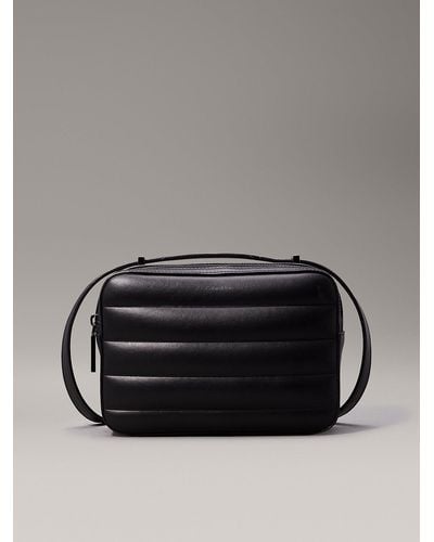 Calvin Klein Quilted Crossbody Bag - Black