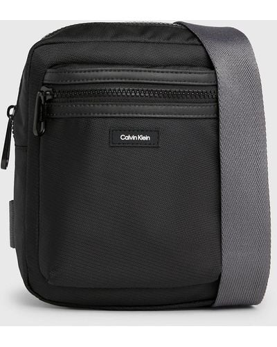Calvin Klein Small Convertible Reporter Bag - Black