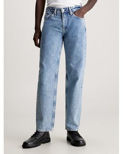 Calvin Klein 90's Straight Jeans - Blauw