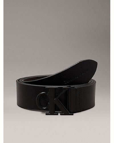 Calvin Klein Cinturón reversible de piel - Multicolor