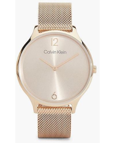 Calvin Klein Watch - Timeless 2h - - Gold - Women - One Size - Natur