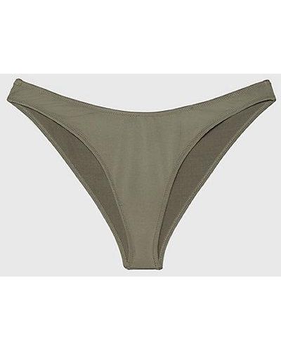 Calvin Klein Partes de abajo de bikini - CK Monogram - Gris