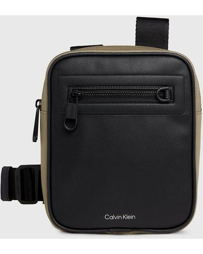 Calvin Klein Petit sac reporter convertible - Noir