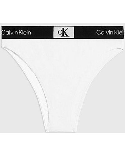 Calvin Klein String - CK96 - Weiß