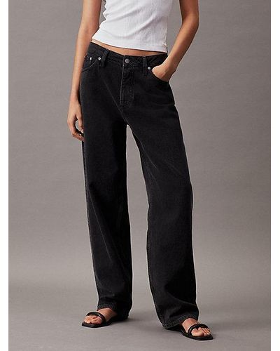 Calvin Klein 90's Straight Jeans - Blauw