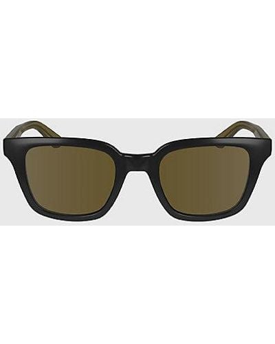 Calvin Klein Rechthoekige Zonnebril Ck24506s - Zwart