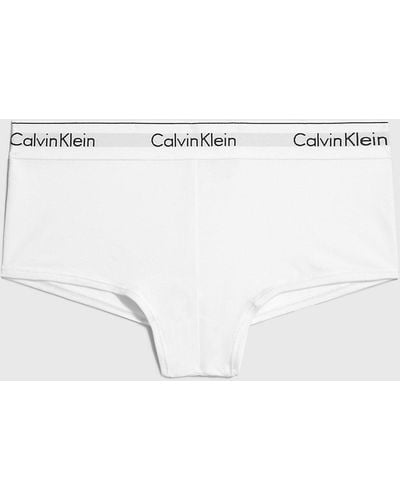 Calvin Klein Caleçon taille haute - Modern Cotton - Blanc