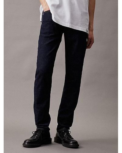 Calvin Klein Regular Tapered Jeans - Blauw
