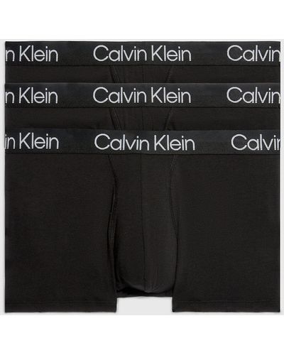 Calvin Klein Lot de 3 boxers - Modern Structure - Noir