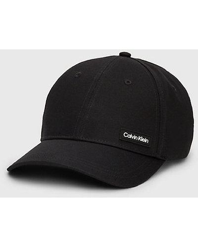 Calvin Klein Gorra de sarga - Negro