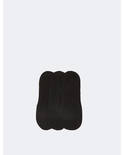 Calvin Klein Underwear 3 Pack Liner Socks - Black
