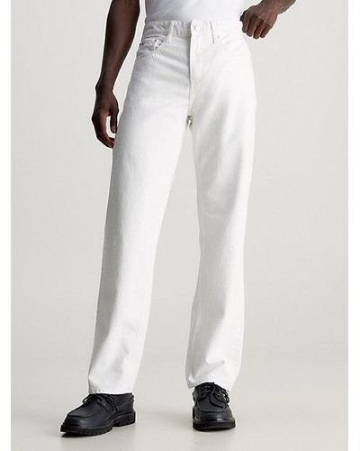 Calvin Klein 90's Straight Jeans - Wit