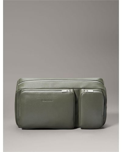 Calvin Klein Refined Oversized Sling Bag - Gray