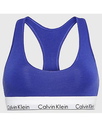 Calvin Klein Bralette - Modern Cotton - Blauw