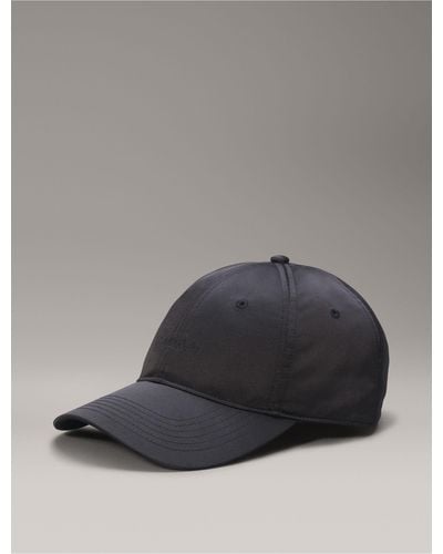 Calvin Klein Satin Baseball Cap - Black