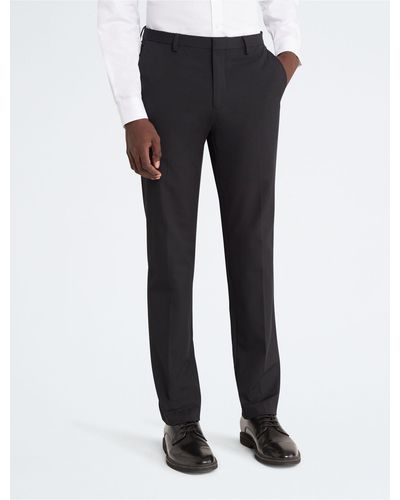 Shop Calvin Klein Blended Fabrics Street Style Plain Straight Slacks Pants  by Mau.loa | BUYMA