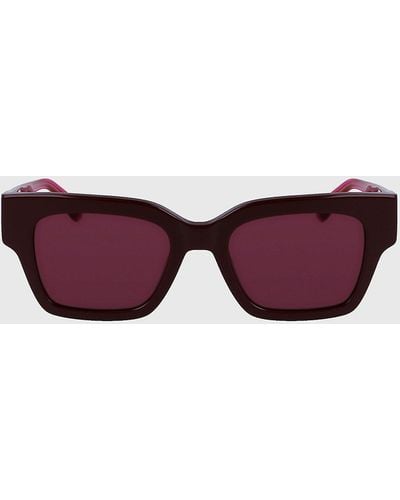 Calvin Klein Rectangle Sunglasses Ckj23601s - Purple
